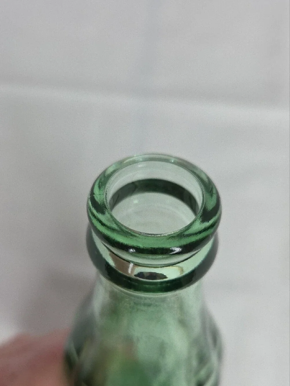 Coca Cola Green Glass Coke Bottle Vase Accent